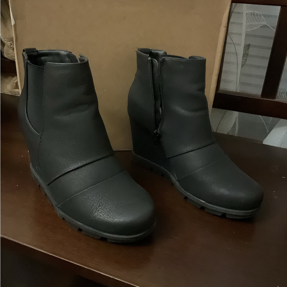 Chelsea Wedge Ankle Boots